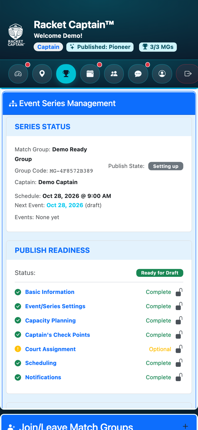 Publish readiness checklist