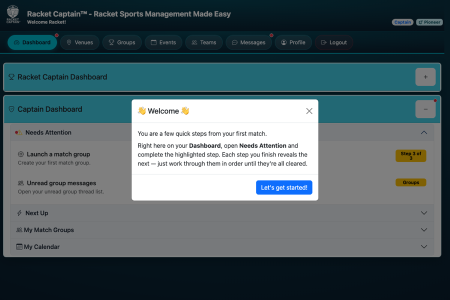 Captain tools on desktop