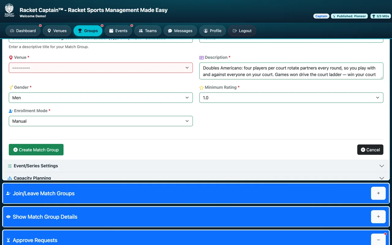 Create form pre-filled from a template